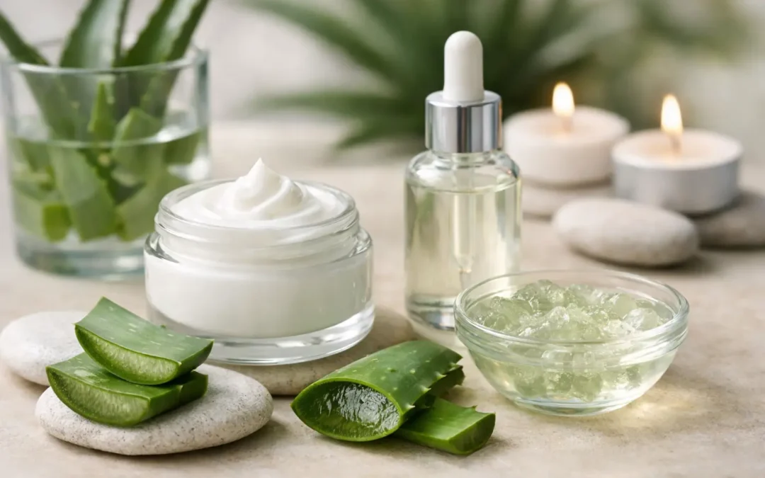 Aloe vera huidverzorging voor droge huid