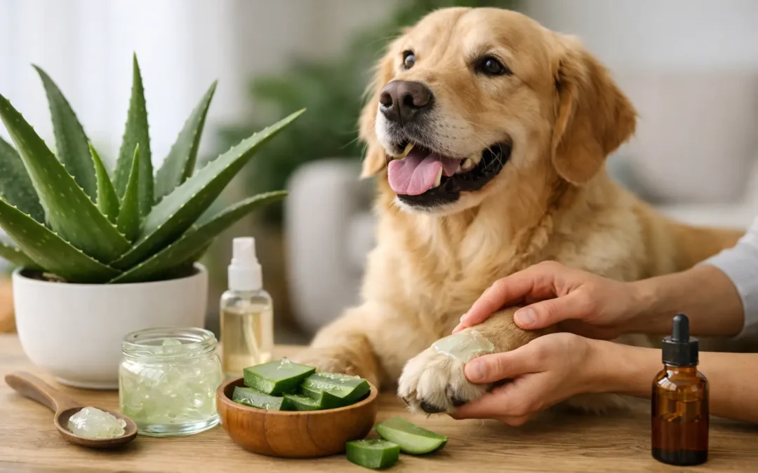 Aloe vera voor hond verzorgen: wat werkt?