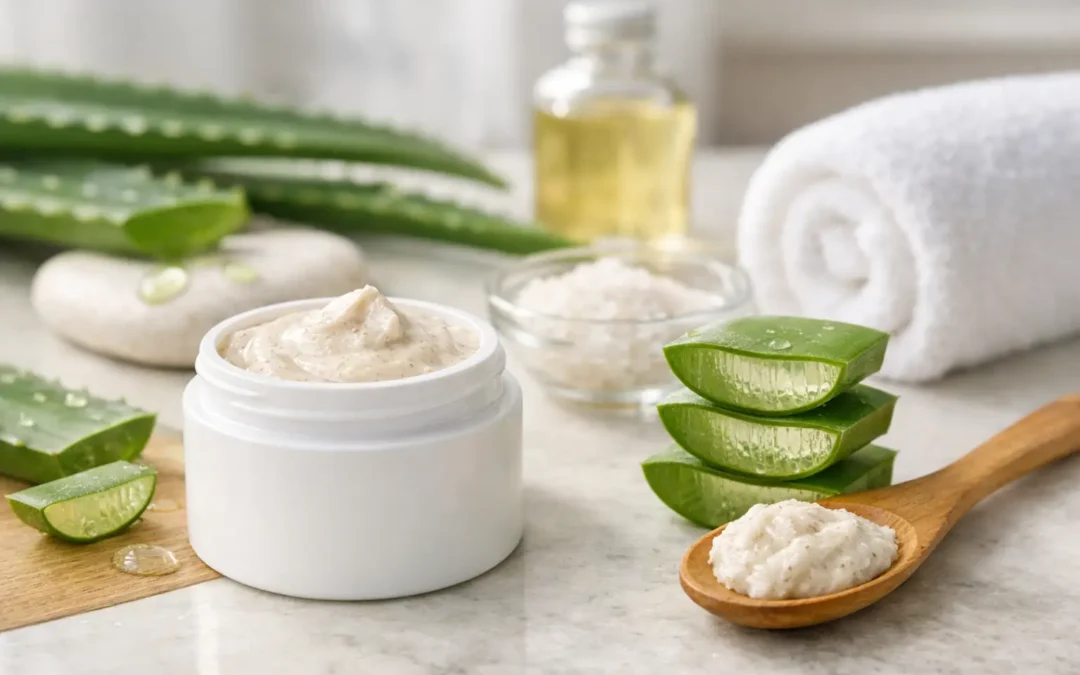 Hoe gebruik je aloe scrub correct?